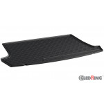 Original Gledring Premium Gummi Kofferraummatte - VOLKSWAGEN T-Roc (Ober variabler Boden) 12.2017->